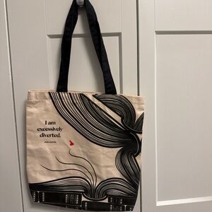 Jane Austen Canvas Tote Bag